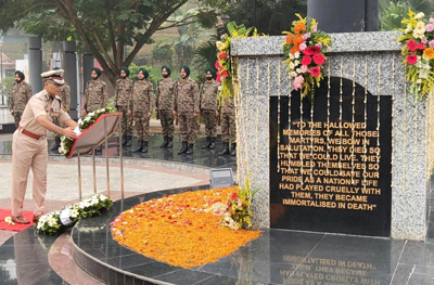 Preparation for the celebration of Vijay Diwas on December 16 held at Agartala on November 25.